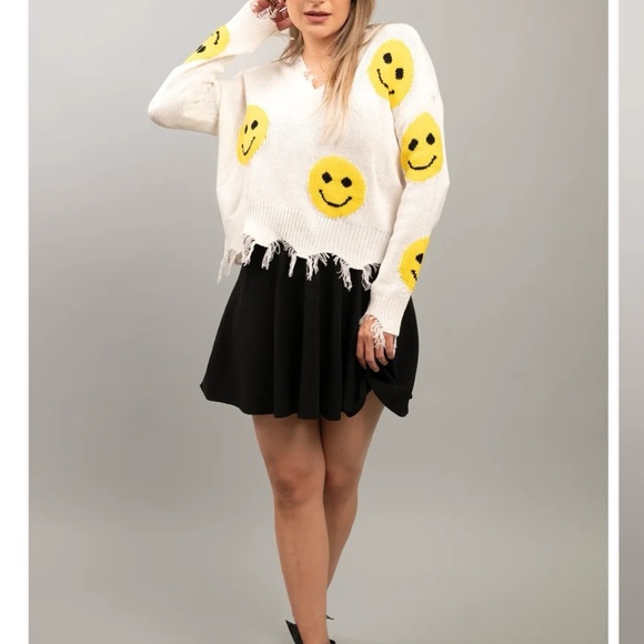 Just Polly New York SMILING sweater - Picture 7 of 7